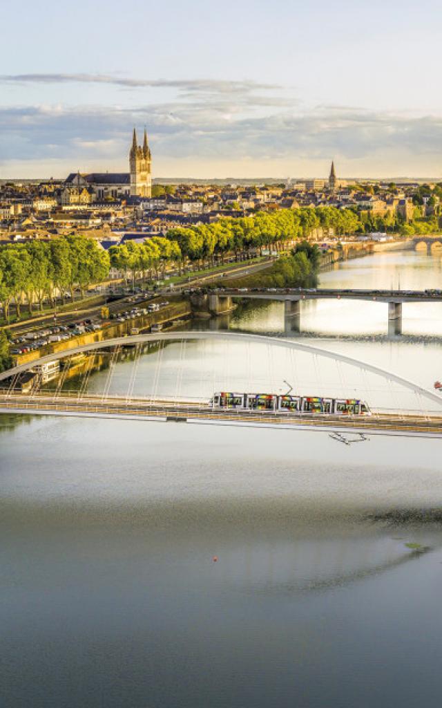 vue panoramique pont confluences angers