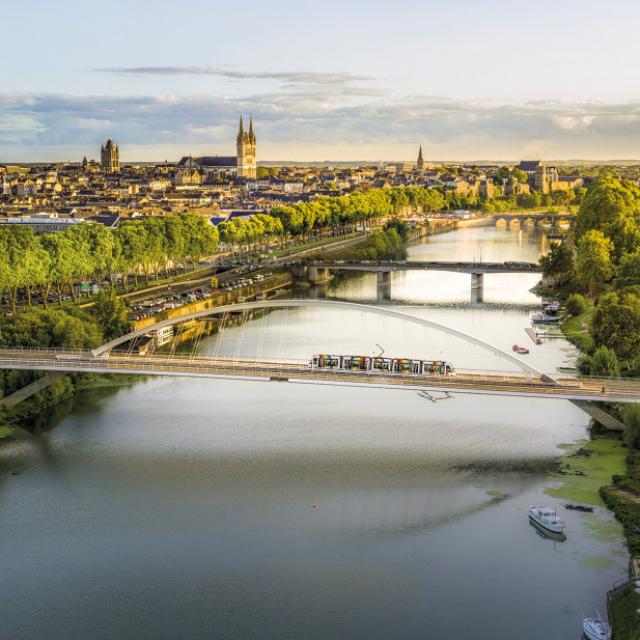 vue panoramique pont confluences angers